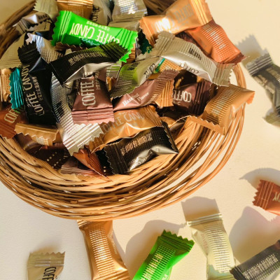 Kẹo Cà Phê Coffee Candy Đài Loan Không Đường Túi 250g