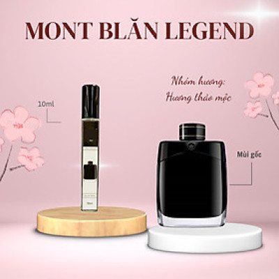 Tinh dầu nước hoa dạng xịt Montblanc Legend 10ml (mùi nam)