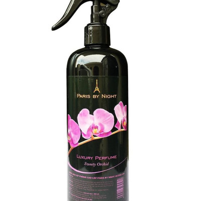 Bộ 2 Chai xịt phòng khử mùi Tinh dầu Nước hoa cao cấp Paris by night 500ml