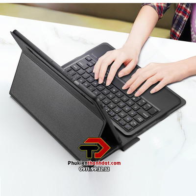 Bao da kèm bàn phím cho SamSung Galaxy Tab S9 FE, Tab S10+ Plus, Tab S9, Tab S9+ Plus, Tab S7 FE, Tab S7+ Plus, Tab S7/S8, S8+ Plus chính hãng Dux Ducis có bàn di chuột TrackPad - Hàng chính hãng 