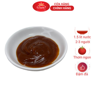 Xốt bún bò Titom gói 70g gia vị bún bò hoàn chỉnh dùng nấu nước lèo bún bò