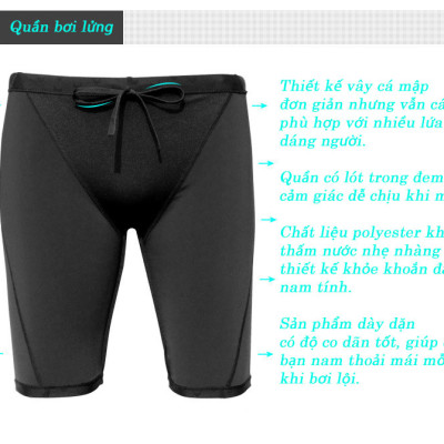 Quần bơi nam dáng lửng cao cấp