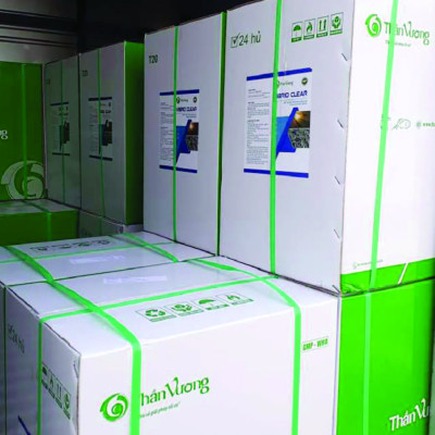 DIỆT KHUẨN PHỔ RỘNG AN TOÀN CHO CÁ TÔM NHỎ, KIỂM SOÁT MẬT ĐỘ KHUẨN TỪ CÁC LOÀI VIBRIO VÀ GIẢM MÙI HÔI TỪ H2S VIBRIO CLEAR Hũ 1kg