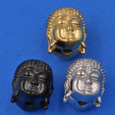 Vòng tay chuỗi hạt Đá Cẩm Thạch nhiều mẫu 10 ly - Vòng tay Phật Tổ Như Lai inox bạc - hợp mệnh Mộc, mệnh Hỏa