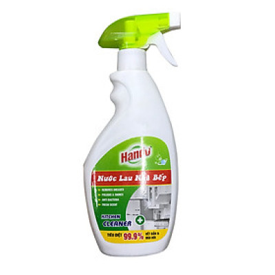 Chai xịt  thơm lau nhà bếp tẩy dầu mỡ Hando 500ml