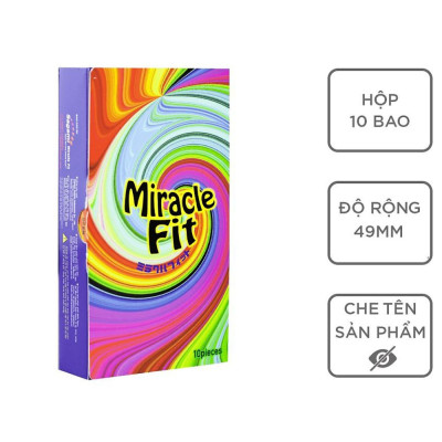 Bao cao su Sagami Miracle fit hộp 10 cái