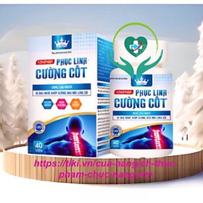Viên uống Phục Linh Cường Cốt Kingphar , hộp 40 viên