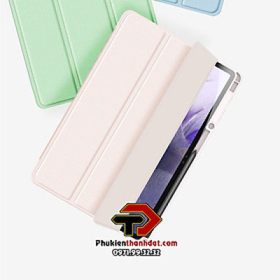 Bao da chống sốc Galaxy Tab S7, Tab S8 có ngăn đựng bút hiệu Dux Ducis Toby - Hàng nhập khẩu