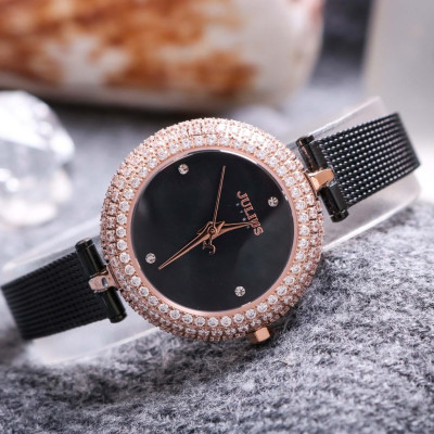 Đồng hồ nữ Julius Hàn Quốc JS-041 viền đính đá tuyệt đẹp (3 màu)