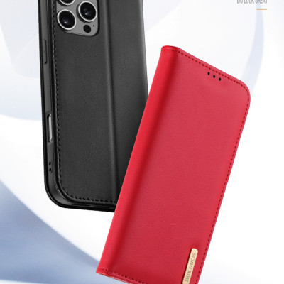 Bao da Dux Ducis cho iPhone 16 , 16 Plus , 16 Pro Max , 16 Pro dạng ví - hàng chính hãng 