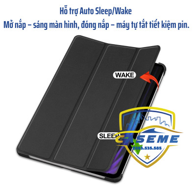 Bao Da Từ Tính Chống Sốc Dành Cho Xiaomi Pad 7 / 7 Pro 11.2 inch (2024) – Auto Sleep/Wake, Gập 3 Có Giá Đỡ, Da PU Cao Cấp - Hàng Nhập Khẩu