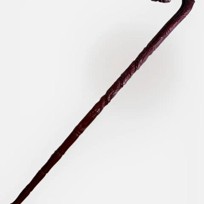 Gậy chống trượt cho người già, gỗ xà cừ kích thước dài 91cm đk thân tròn 3.3cm