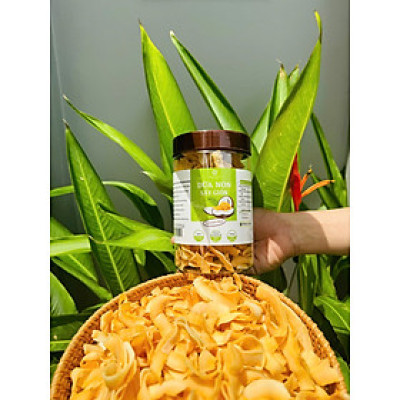 DỪA NON SẤY GIÒN - Coconut chips/ Thương hiệu HOLINUT