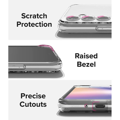 Ốp lưng silicon dẻo cho Samsung Galaxy A54 5G hiệu Ultra Thin trong suốt mỏng 0.6mm độ trong tuyệt đối chống trầy xước - Hàng nhập khẩu