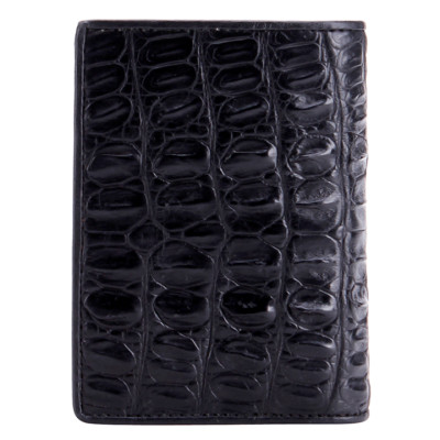 HC2255-2256-2703-2710 Ví nam Huy Hoàng da cá sấu kiểu đứng gai lưng màu nâu đỏ, đen, nâu đất, vàng bò