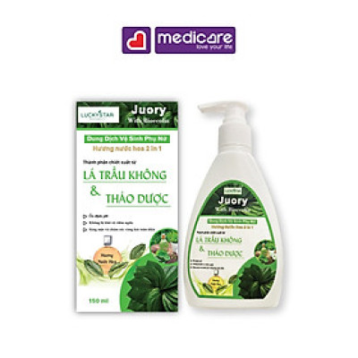 Dung Dịch Vệ Sinh Phụ Nữ Juory Thảo Dược Hương Nước Hoa 150ml