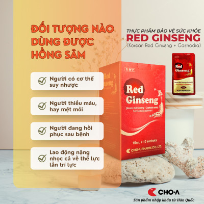 Thực Phẩm Bảo Vệ Sức Khỏe Red Ginseng Cải Thiện Hệ Miễn Dịch (Hộp x 10 Gói)