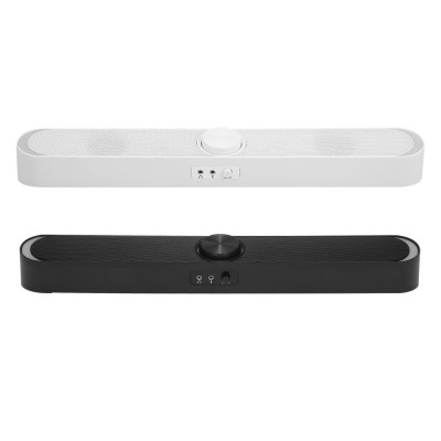 Loa máy tính Sound Bar hỗ trợ USB SADA V-198 có đèn LED cắm Mic âm thanh 3,5 mm có dây dành cho PC
