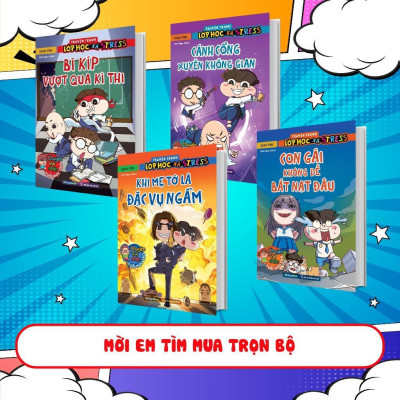 Sách - Truyện Tranh Lớp Học Xả Stress - Bí Kíp Vượt Qua Kì Thi - Megabook