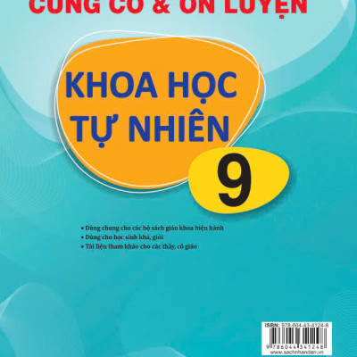 Sách - Củng Cố Và Ôn Luyện Khoa Học Tự Nhiên 9 - Dùng chung cho các bộ SGK hiện hàn - ndbooks