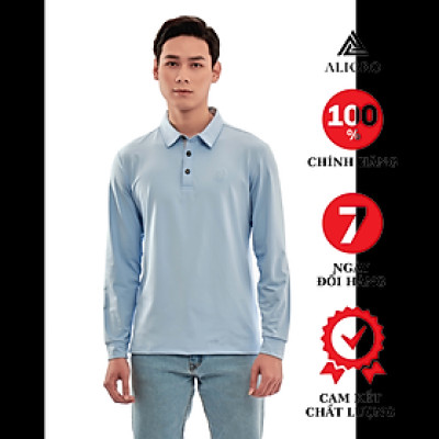 Áo Thun Nam Dài Tay Aligro Chất Liệu Cotton Cao Cấp, Siêu Mềm Mại, Dày Dặn, Cực Dễ Chịu, Thấm Hút Tốt ALGAPD054
