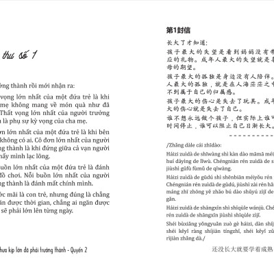 Chưa Kịp Lớn Đã Phải Trưởng Thành - Quyển 2 - Phiên Bản Song Ngữ Việt-Trung