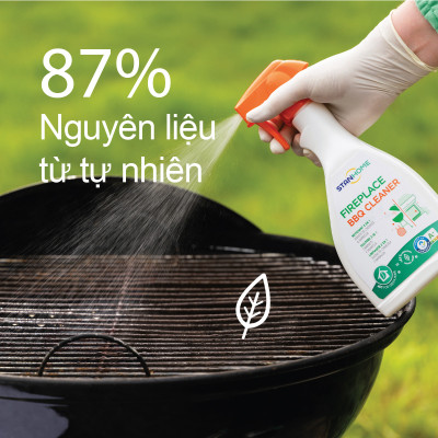 Xịt làm sạch bếp nướng BBQ, lò sưởi Stanhome Fireplace & BBQ Cleaner 500ml