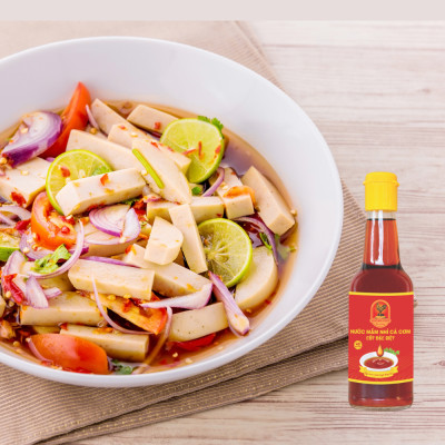 Nước mắm nhỉ cá cơm Hương Phú 40 độ đạm 300ML - Thùng 6 chai - Cốt Đặt Biệt