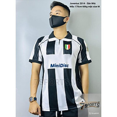 Áo Bóng Đá Retro Juventus 1997 - Sân Nhà bản cao cấp vải Cotton Polyester