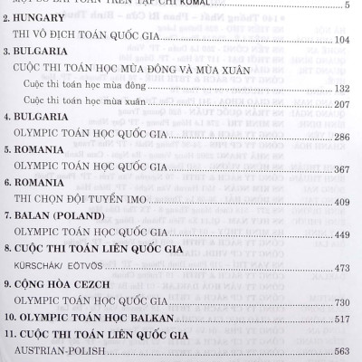 Tuyển Tập Olympic Toán Học Các Nước Đông Âu