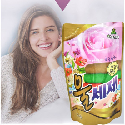 Combo 2 gói nước giặt len dạ Sandokkaebi 500ml Hàn Quốc 