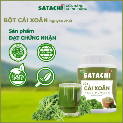 Bột Cải Xoăn Kale nguyê n ch ất SATACHI. Hộp 86g