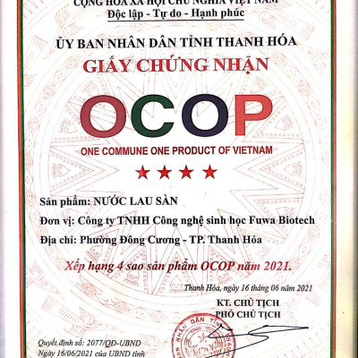 Nước lau sàn hữu cơ enzyme sinh học từ vỏ dứa Fuwa3e 1L - hương SẢ CHANH/ QUẾ