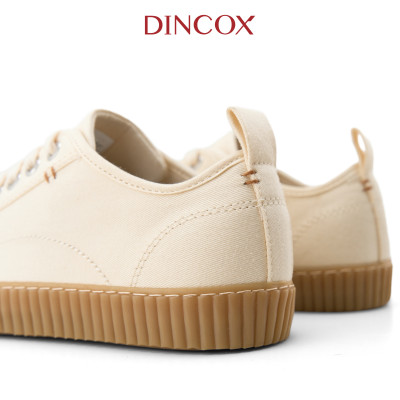 Giày Sneaker Vải Unisex DINCOX D27 Đơn Giản Hiện Đại White