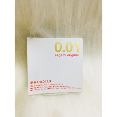 Bao cao su Sagami Original 0.01 (Hộp 1 chiếc)