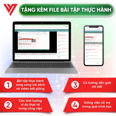 Combo 6 Sách Excel - Word - Powerpoint - Google Sheet - 150 TT - 90 Hàm Excel ĐÀO TẠO TIN HỌC Tặng Kèm Video Khóa Học