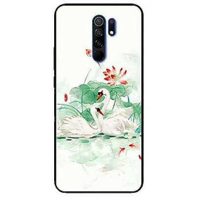 Ốp lưng dành cho Xiaomi Redmi 9 mẫu Đôi Thiên Nga
