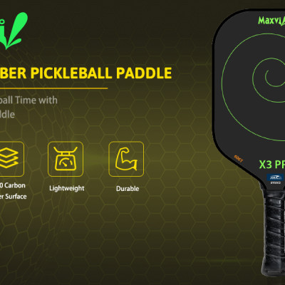 VỢT PICKLEBALL MAXVI X3 PRO MẶT CARBON DÀNH CHO NGƯỜI CHƠI THƯỜNG XUYÊN