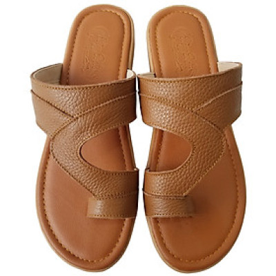 Dép Xỏ Ngón Nữ Da Bò Thật BIGGBEN Cao Cấp DXN48