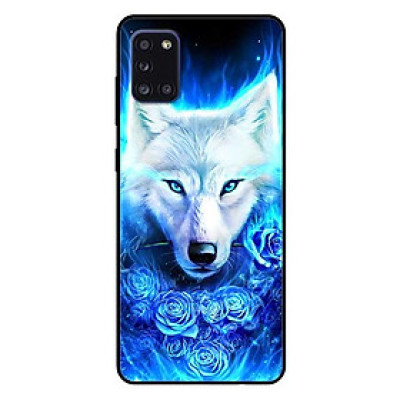 Ốp lưng dành cho Samsung A31 mẫu Sói Trắng