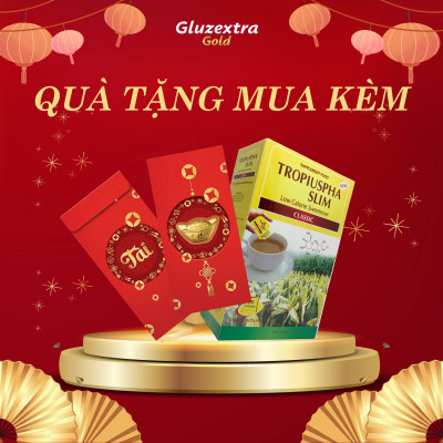 Sữa tiểu đường COMBO MUA 3 TẶNG 1 GLUZETRA GOLD hơn 20 loại hạt với sữa non nhập khẩu từ Mỹ giàu dinh dưỡng 400g/lon