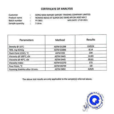 Combo 3 Nhớt Tổng Hợp Toàn Phần NOMAD 1L-1.1L-1.3L 5W40 TẶNG Nước Làm Mát Động Cơ Xe Máy NOMAD 1L Xạnh Dạ Quang, Hàng Nhập Khẩu Chính Hãng