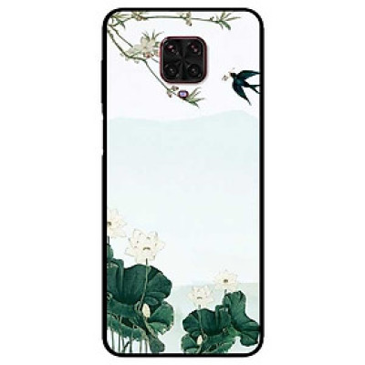 Ốp lưng dành cho Xiaomi Mi Redmi Note 9s - Note 9 Pro - Note 9 Pro Max - mẫu Sen Trắng Chim Én