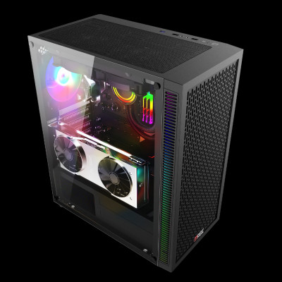 CASE MAGIC LUXURY i FULL TOWER SẴN 4FAN (E-ATX) - Hàng chính hãng