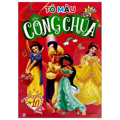 Sách - Tô Màu Công Chúa - Tập 10