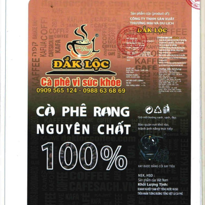 Cà Phê Sạch Cafesach Đắk Lộc 3, Cà Phê Vì Sức Khỏe, Được Lựa Chọn Từ Những Hạt Cà Phê Chất Lượng Cao