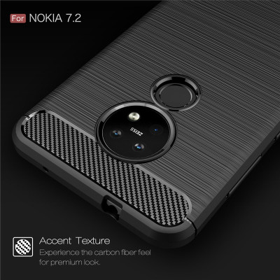 Ốp lưng chống sốc cho Nokia 7.2 hiệu Likgus ( chống va đập, chống vân tay) - Hàng nhập khẩu