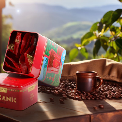 CÀ PHÊ MOHODO VOLCANIC COFFEE INSTANT 3IN1 NGUYÊN CHẤT ĐẬM VỊ TỪ NÚI LỬA CHƯ ĐĂNG YA 180G - HỘP SẮT