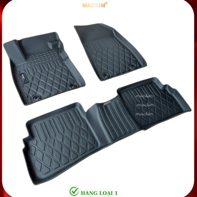Thảm lót sàn xe ô tô MG ZS (sd) Nhãn hiệu Macsim chất liệu nhựa TPE cao cấp màu đen