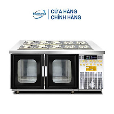 [CỬA HÀNG CHÍNH HÃNG] Bàn Salad 1m2 Cánh Kính